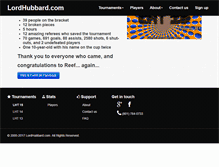 Tablet Screenshot of lordhubbard.com